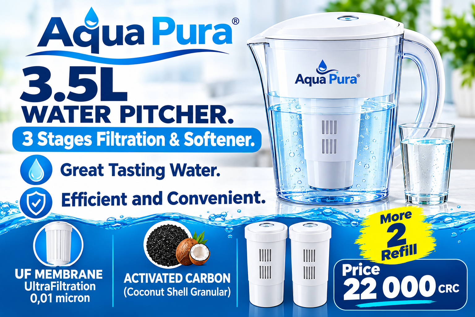💧🔥 ¡OFERTA ESPECIAL - 1 jarra + 2 recargas - Oferta especial Navidad 2026