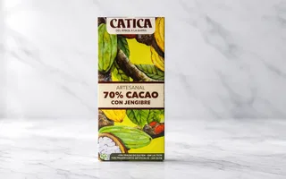 Chocolate Catica 70% (Jengibre) - 70g