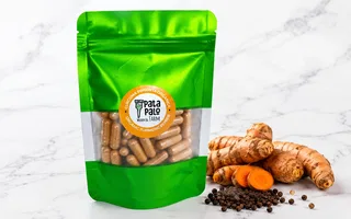 Capsulas de cúrcuma pimienta orgánica 60u