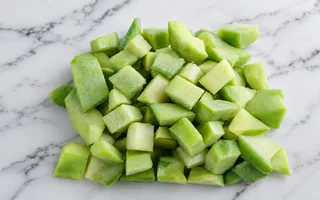 Chayote sin pesticidas picado y congelado - 300g