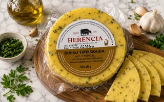 Queso gouda con Ajo y Perejil Herencia - 250g