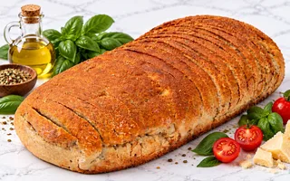 Pan de Albahaca Harina de Kamut producido en CR - Finca Tierra de Sueños - 1kg