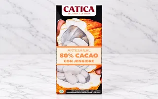 Chocolate Catica 80% (Jengibre) - 70g