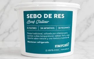 Sebo de Res (Tallow) de Pastoreo - 285g