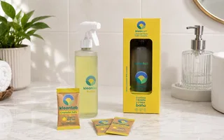KLEANTAB LIMPIADOR DESINFECTANTE BAÑO SET BOTELLA +3 TABLETAS