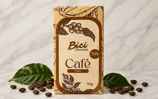 TABLETA BICI CHOCOLATE 70% CAFÉ