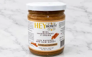 Miel 100% Natural y Cruda Canela - Hey Honey - 270g