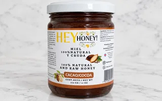 Miel 100% Natural y Cruda Cremada con Cacao- Hey Honey - 320g