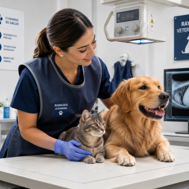Rayos X veterinarios (perros y gatos)